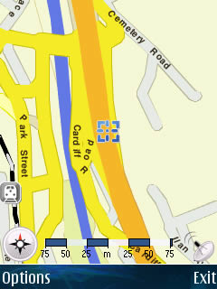 Example Usage: Trip home from University - GPS Screenshot 4