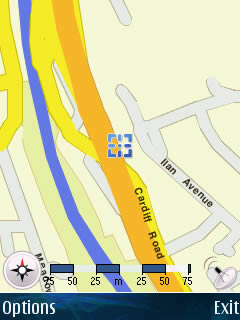 Example Usage: Trip home from University - GPS Screenshot 5