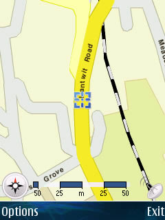Example Usage: Trip to University - GPS Screenshot 14