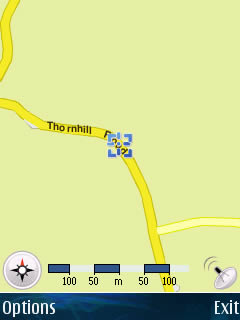 Example Usage: Trip to University - GPS Screenshot 2